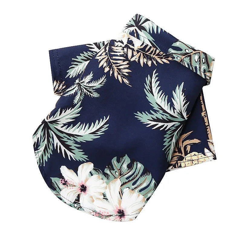 Hawaiian Beach Style Dog Clothes Summer Dog T-Shirt Pet Clothes For Small Dogs Cats Chihuahua Yorkies Clothing Thin Puppy Shirts