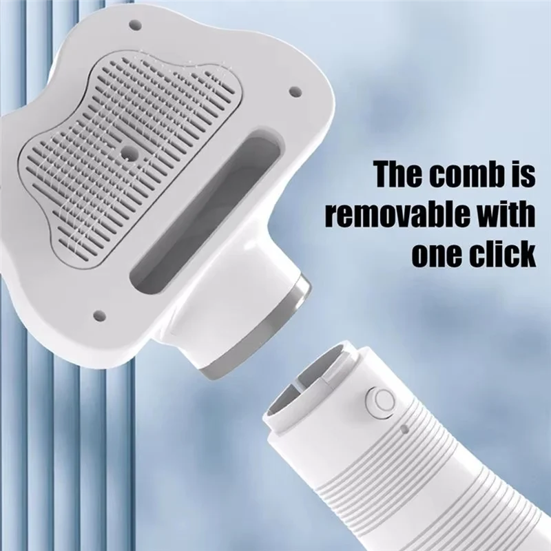 2-In-1 Dog Hair Dryer Pet Grooming Dryer Brushes Pet Hair Dryer Dog Grooming Supplies 3-Speed For All Types Of Dog (US)