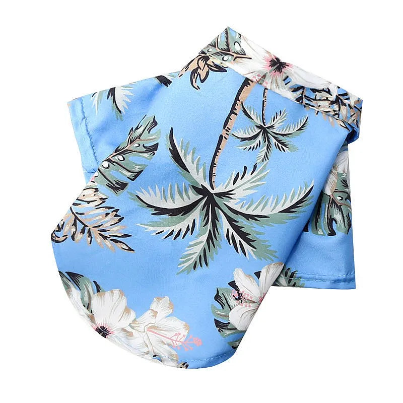 Hawaiian Beach Style Dog Clothes Summer Dog T-Shirt Pet Clothes For Small Dogs Cats Chihuahua Yorkies Clothing Thin Puppy Shirts