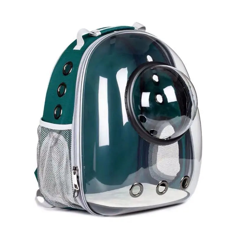 Cat Carrier Pet Trolley Box Outdoor Portable Transparent Push-Pull Box Cat Stroller Backpack Dog Luggage Large Capacity