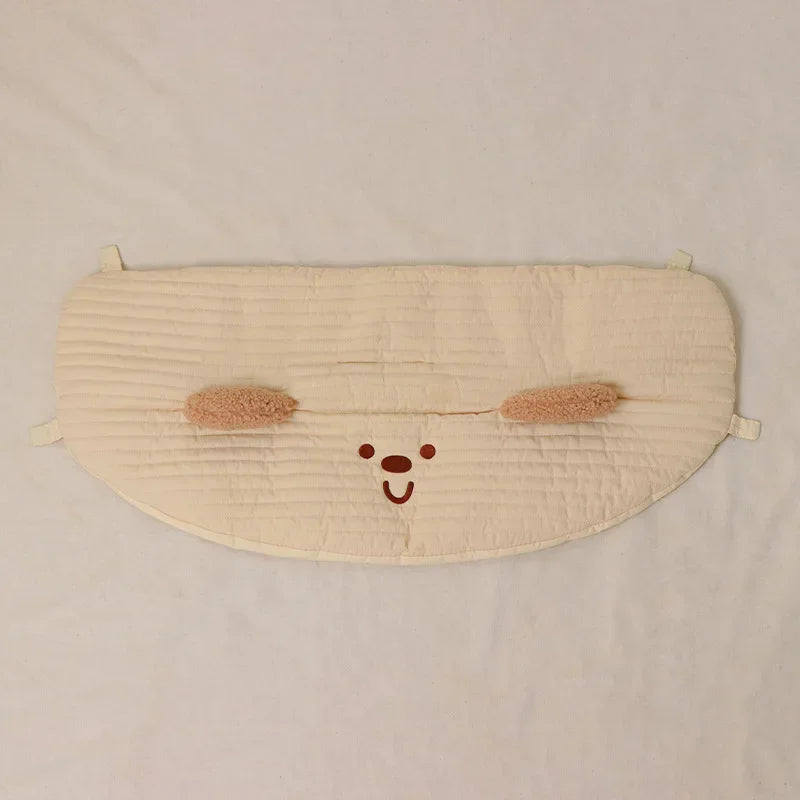 Pet Stroller Edge Pad Anti Dirty Cloth Pads Pillow Cotton Cloth Three Piece Set Cat and Dog Stroller Accessory Set Pillow