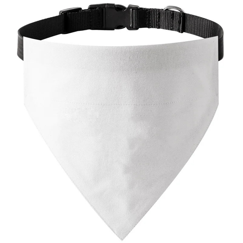 Dog Saliva Towel Fashion Dog Bandanas Solid Puppy Triangular Bandage Adjustable Cat Collar Chihuahua Pet Supplies Pet Necklace