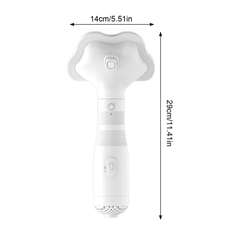 2-In-1 Dog Hair Dryer Pet Grooming Dryer Brushes Pet Hair Dryer Dog Grooming Supplies 3-Speed For All Types Of Dog (US)