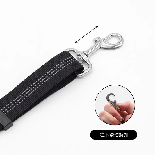 Reflective Pet Dog Car Seat Belt Puppy Collar Walking Travel Car Accessories Cat Leash Harness for Small Dogs Pet Car Supplies