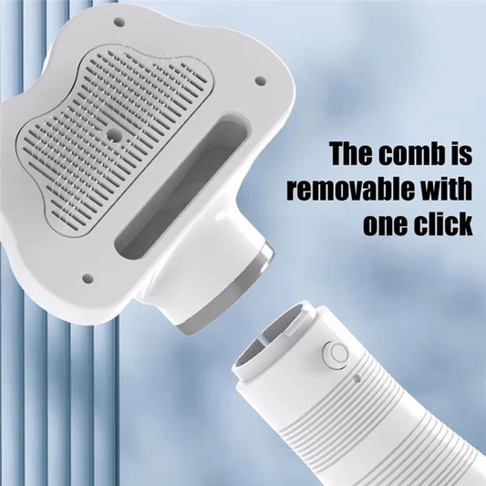 2-In-1 Dog Hair Dryer Pet Grooming Dryer Brushes Pet Hair Dryer Dog Grooming Supplies 3-Speed For All Types Of Dog (US)