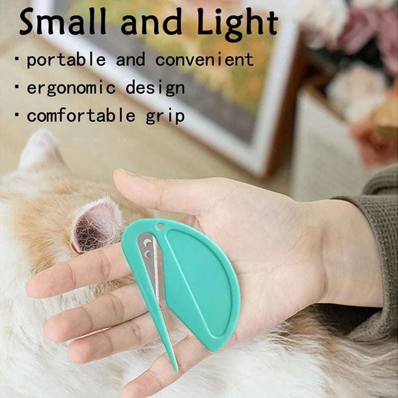 1 Piece Knotting Comb For Cats, Pet Knotting Comb Cat Dog Grooming Pet Supplies For Dog Pet Hair Removal Tool, White