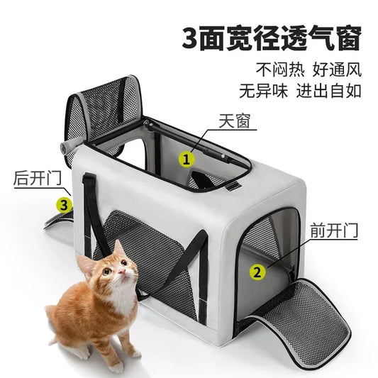 Small Pet Cart Dog Cat Trolley Out Small Pet Cart Lightweight Dog Supplies